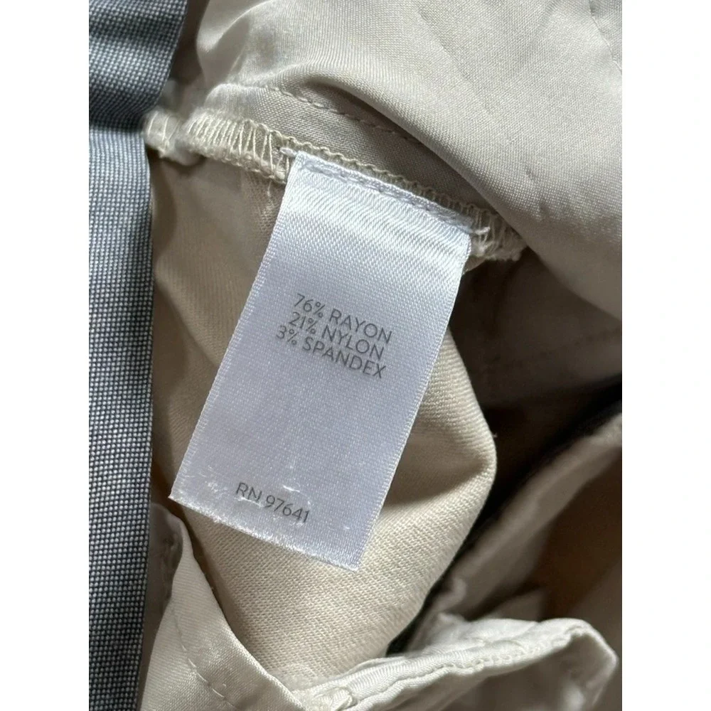 EUC Womens J Jill wearever‎ collection refined woven trousers stretch pants 10T